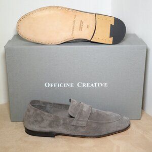 Officine Creative Grey Suede Loafers - NWT